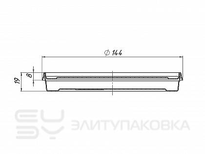 Банка «Шайба», D145мм/150мл (Схема)