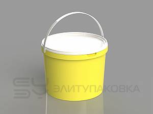 Пластиковое ведро с ручкой, D290мм/11,3л